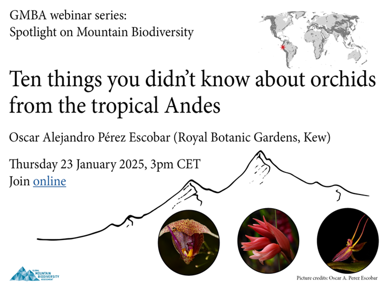 Webinar announcement: Andean orchids